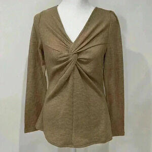 Twisted long sleeve shirt